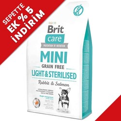 Brit Care Mini Light Kısırlaştırılmış Küçük Irk Tahılsız Köpek Maması 2 Kg - Brit Care