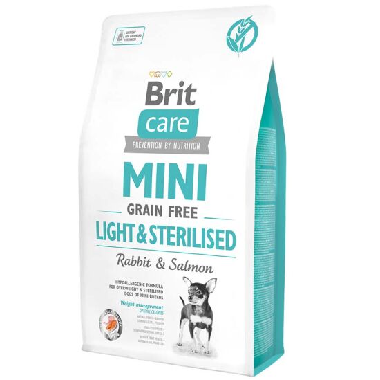 Brit Care Mini Light Kısırlaştırılmış Küçük Irk Tahılsız Köpek Maması 2 Kg - 2