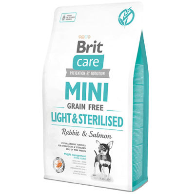 Brit Care Mini Light Kısırlaştırılmış Küçük Irk Tahılsız Köpek Maması 2 Kg