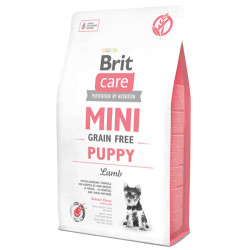 Brit Care - Brit Care Mini Puppy Küçük Irk Yavru Tahılsız Köpek Maması 7 Kg + 3 Adet Temizlik Mendili