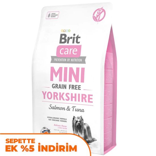 Brit Care Mini Yorkshire Küçük Irk Tahılsız Köpek Maması 2 Kg - 1