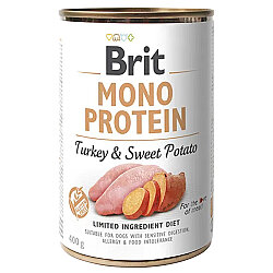 Brit Care Mono Protein Hinti Etli ve Tatlı Patetesli Köpek Konservesi 400 Gr - Brit Care