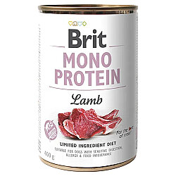 Brit Care Mono Protein Kuzu Etli Köpek Konservesi 400 Gr - Brit Care