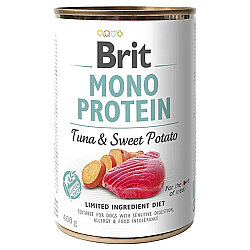 Brit Care Mono Protein Ton Balığı ve Tatlı Patetesli Köpek Konservesi 400 Gr - Brit Care