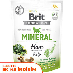 Brit Snack Mineral Puppy Jambon ve Deniz Yosunlu Mineralli Tahılsız Yavru Köpek Ödülü 150 Gr - Brit Care
