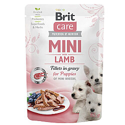 Brit Care Puppy Mini Sos İçinde Kuzu Etli Yavru Köpek Yaş Maması 85 Gr - Brit Care