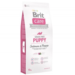Brit Care Puppy Salmon and Potato Grain Free Puppy Dry Dog Food 12 Kg. - Thumbnail