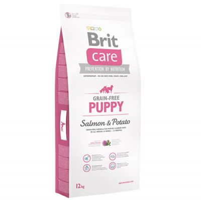 Brit Care Puppy Salmon and Potato Grain Free Puppy Dry Dog Food 12 Kg.