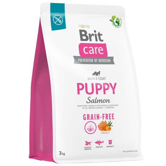 Brit Care Puppy Salmon and Potato Grain Free Puppy Dry Dog Food 3 Kg. - 2