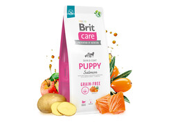 Brit Care Puppy Salmon and Potato Grain Free Puppy Dry Dog Food 3 Kg. - Thumbnail