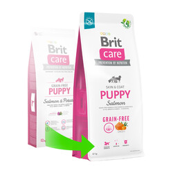 Brit Care Puppy Salmon and Potato Grain Free Puppy Dry Dog Food 3 Kg. - 3