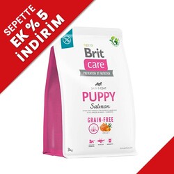 Brit Care Puppy Salmon and Potato Grain Free Puppy Dry Dog Food 3 Kg. - Brit Care