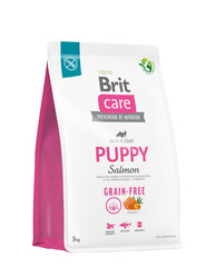 Brit Care - Brit Care Puppy Somonlu Yavru Tahılsız Köpek Maması 3 Kg + Temizlik Mendili