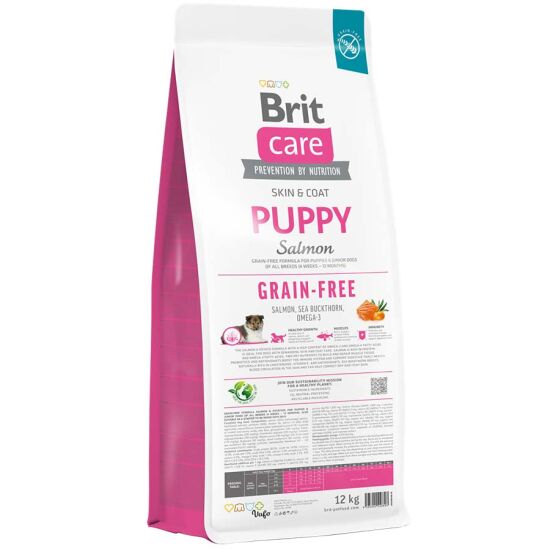 Brit Care Puppy Somonlu Yavru Tahılsız Köpek Maması 12 Kg - 3