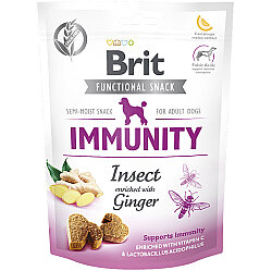 Brit Snack Immunity Böcek Zencefil Bağışıklık Güçlendirici Tahılsız Köpek Ödülü 150 Gr - Brit Care