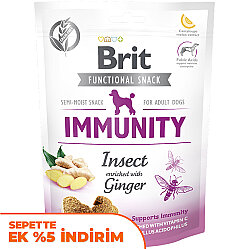Brit Snack Immunity Böcek Zencefil Bağışıklık Güçlendirici Tahılsız Köpek Ödülü 150 Gr - Brit Care