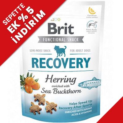 Brit Snack Recovery Ringa Balığı Deniz Topalağı Toparlayıcı Tahılsız Köpek Ödülü 150 Gr