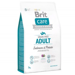Brit Care Salmon and Potato Grain Free Adult Dry Dog Food 3 Kg. - Thumbnail