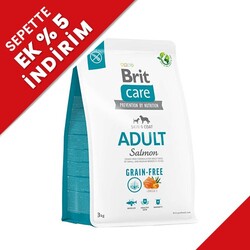 Brit Care Salmon and Potato Grain Free Adult Dry Dog Food 3 Kg. - Brit Care