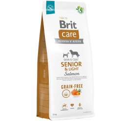 Brit Care Senior and Light Salmon Grain Free Senior Dry Dog Food 12 Kg. - 2