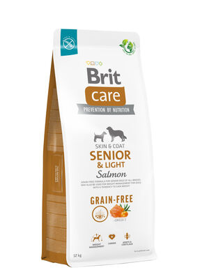 Brit Care Senior and Light Salmon Grain Free Senior Dry Dog Food 12 Kg. - 2