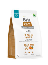 Brit Care Senior and Light Salmon Grain Free Senior Dry Dog Food 3 Kg. - Thumbnail