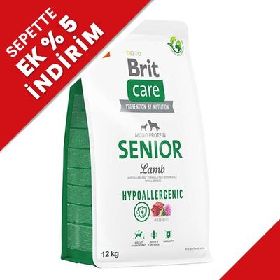 Brit Care Senior Kuzu Etli Yaşlı Köpek Maması 12 Kg