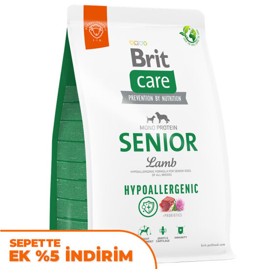 Brit Care Senior Kuzu Etli Yaşlı Köpek Maması 3 Kg