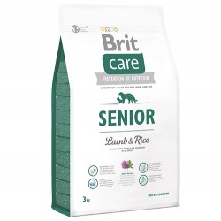 Brit Care Senior Kuzu Etli Yaşlı Köpek Maması 3 Kg + Temizlik Mendili - Thumbnail