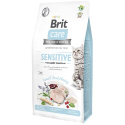 Brit Care Sensitive Böcek Ringa Balıklı Tahılsız Kedi Maması 7 Kg - Brit Care