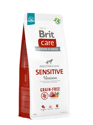 Brit Care Sensitive Geyik Etli ve Patatesli Tahılsız Köpek Maması 12 Kg + Temizlik Mendili