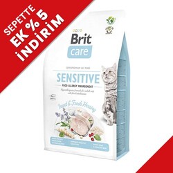 Brit Care Sensitive Böcek Ringa Balıklı Tahılsız Kedi Maması 2 Kg - Brit Care