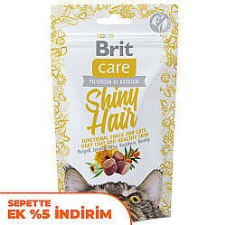 Brit Care Cat Snack Shiny Hair Tahılsız Tüy Sağlığı Kedi Ödülü 50 Gr - Brit Care