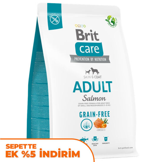 Brit Care Somonlu Tahılsız Köpek Maması 3 Kg - 1