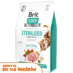 Brit Care Sterilised Urinary Tavuk Tahılsız Kısırlaştırılmış Kedi Maması 2 Kg - Brit Care
