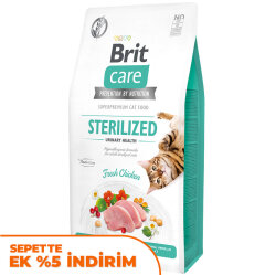 Brit Care Sterilised Urinary Tavuk Tahılsız Kısırlaştırılmış Kedi Maması 7 Kg - Brit Care