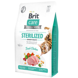 Brit Care - Brit Care Sterilised Urinary Tavuk Etli Tahılsız Kısırlaştırılmış Kedi Maması 7 Kg + 3 Adet Mendil