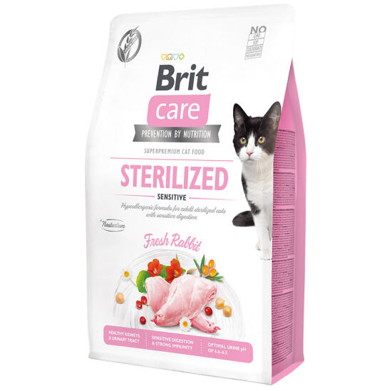 Brit Care Sunny Beautiful Hair and Skin Adult Dry Cat Food 2 Kg. - 2