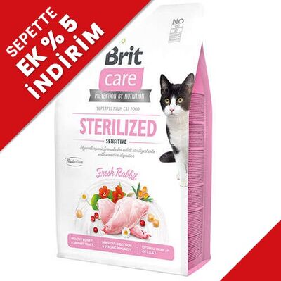 Brit Care Sunny Beautiful Hair and Skin Adult Dry Cat Food 2 Kg. - 1