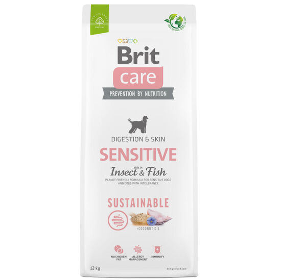 Brit Care Sustainable Böcek ve Balık Hassas ve Sindirim Köpek Maması 12 Kg - 3