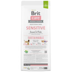 Brit Care Sustainable Böcek ve Balık Hassas ve Sindirim Köpek Maması 12 Kg - 4