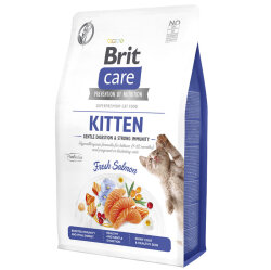 Brit Care Tahılsız Somonlu Bağışıklık Destekleyici Yavru Kedi Maması 2 Kg - Brit Care