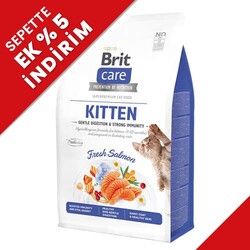 Brit Care Tahılsız Somonlu Bağışıklık Destekleyici Yavru Kedi Maması 2 Kg - Brit Care
