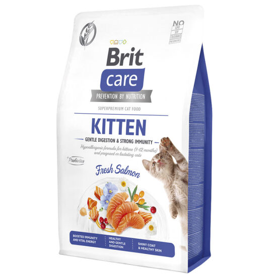 Brit Care Tahılsız Somonlu Bağışıklık Destekleyici Yavru Kedi Maması 2 Kg - 2