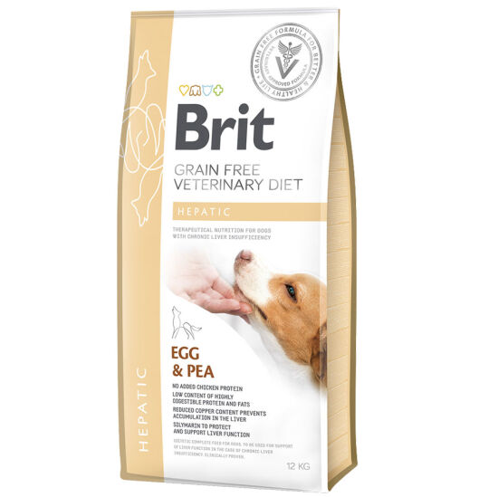 Brit Veterinary Diets Hepatic Tahılsız Yumurta Bezelye Köpek Maması 12 Kg - 2