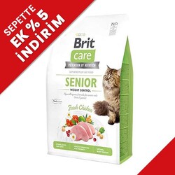 Brit Care Senior Tavuk Tahılsız Yaşlı Kedi Maması 2 Kg - Brit Care