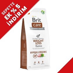 Brit Care Weight Loss Rabbit and Rice Light Adult Dry Dog Food 12 Kg. - Brit Care