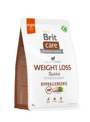 Brit Care - Brit Care Weight Loss Rabbit and Rice Light Adult Dry Dog Food 3 Kg.