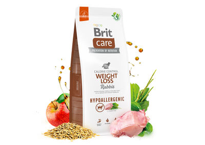 Brit Care Weight Loss Tavşanlı Köpek Maması 12 Kg + Temizlik Mendili