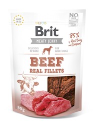 Brit Care - Brit Jerky Snack Beef and Chicken Fillets Tahılsız Biftek ve Tavuklu Fileto Köpek Ödülü 80 Gr